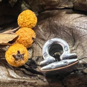 Authentic Pandora Charm Sparkling Libra Zodiac Sign Bead Silver Clear Zirconias